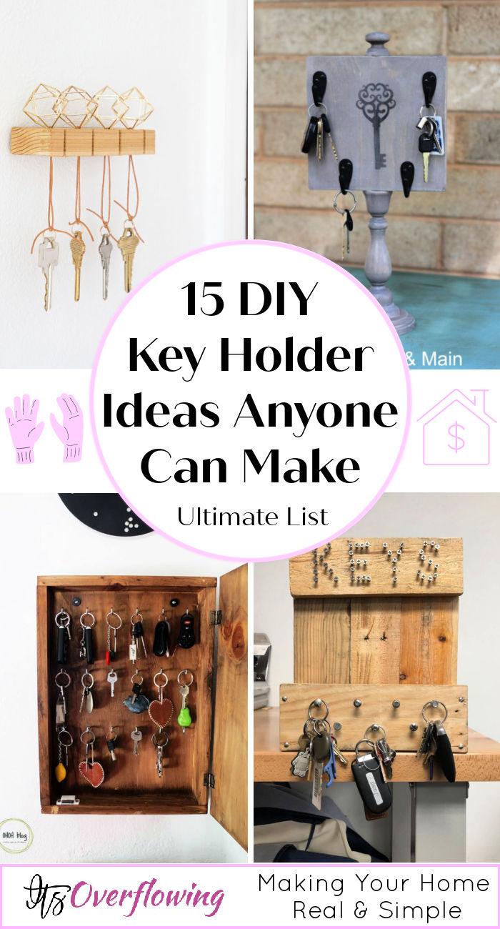 15 Easy DIY Key Holder Ideas Anyone Can Make
