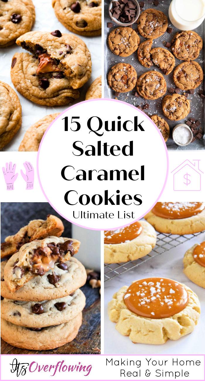 15 Quick Recipes for Salted Caramel Cookies - how to make salted caramel