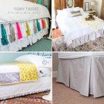 How to Sew a Bed Skirt (20 Easy DIY Bed Skirt Ideas)