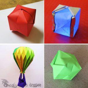 20 Easy To Make Origami Balloon Ideas - origami ball - origami ball instructions