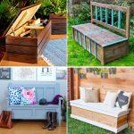 25 DIY Storage Bench Plans (Build a Storage Bench)