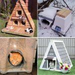 30 Free DIY Outdoor Cat House Plans (How To Build)