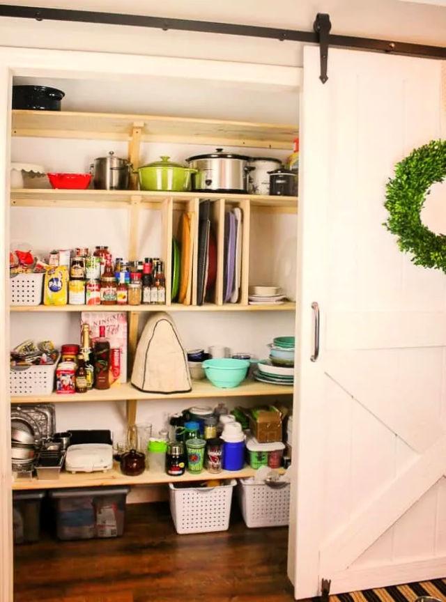 DIY Pantry Shelves for a Custom Pantry at Home