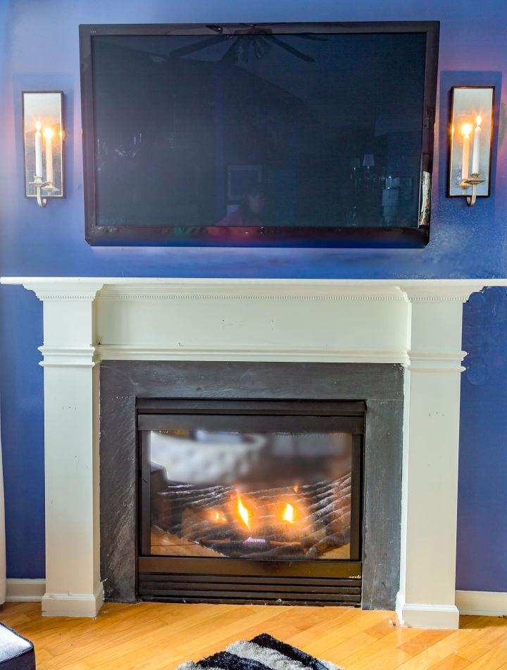 Fireplace Mantel With Crown Molding