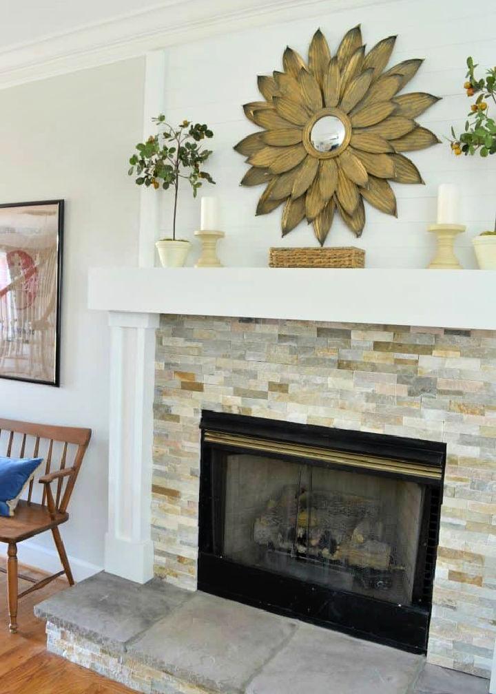 Fireplace and Mantel Makeover