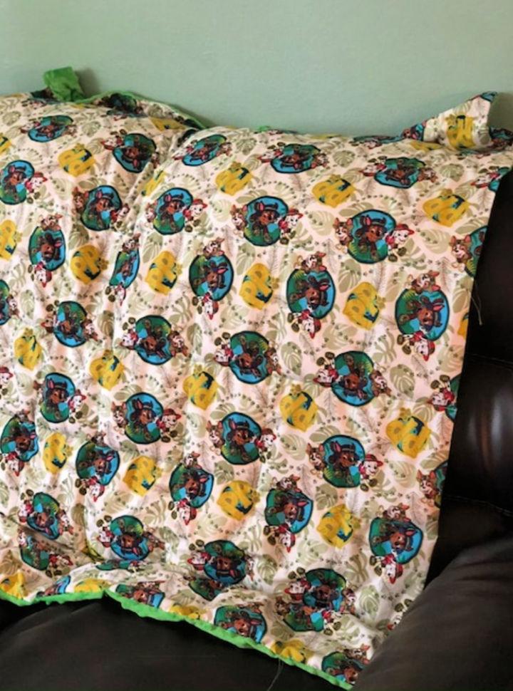 Make a Weighted Blanket for Toddlers