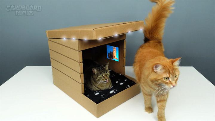 Modern Cardboard Pet House for Cats