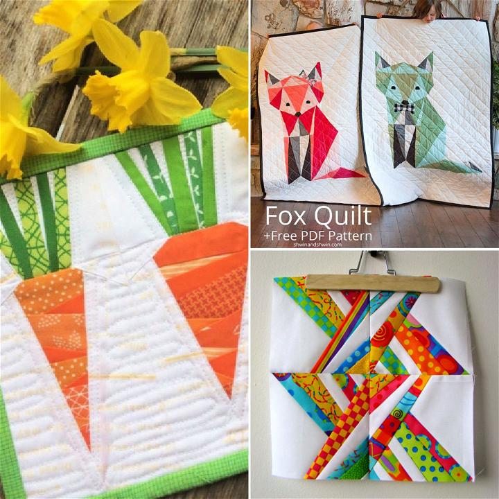 20 Free Paper Piecing Patterns For Beginners Print Downlaod