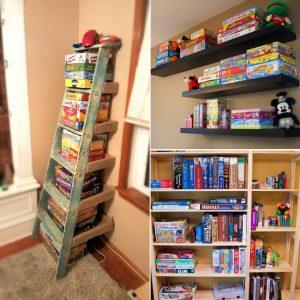 20 Unique Board Game Storage Ideas To Organize Smartly and DIY