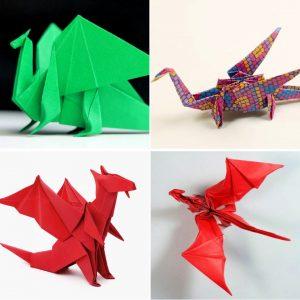 Easy Origami Dragon