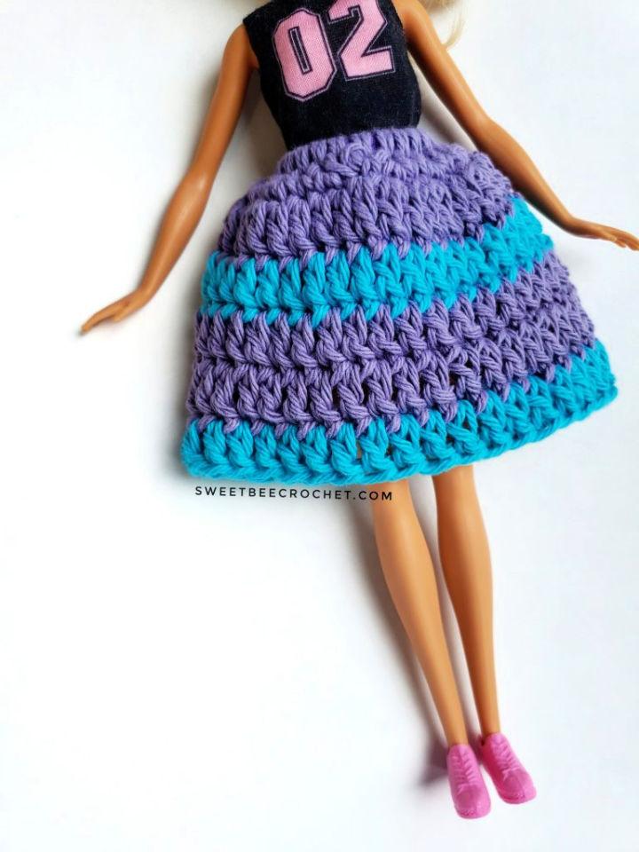 Crochet a Skirt for a 12-Inch Fashion Doll