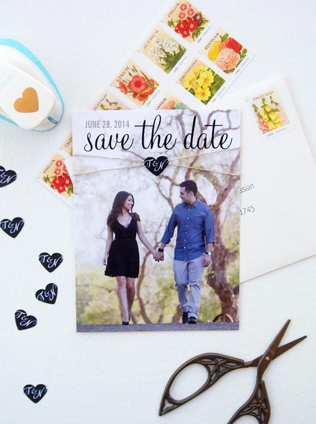 Wedding Save the Date Cards Tutorial