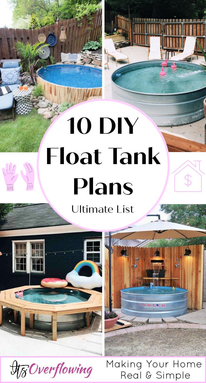 10 Simple DIY Float Tank Plans to Build Under Low Budget