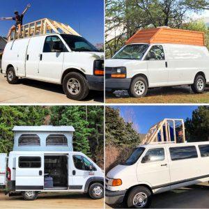 10 cheap DIY Van High Top Plans To Make Van Topper