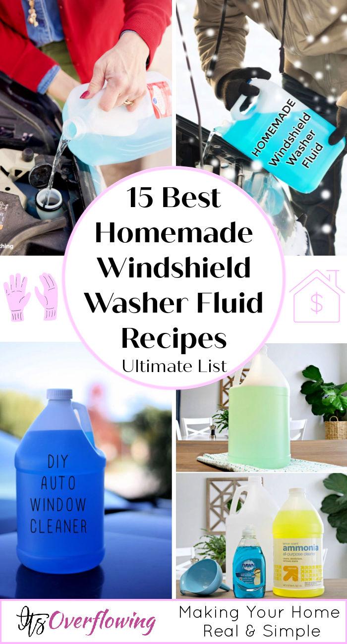15 Best Homemade Windshield Washer Fluid You Can DIY