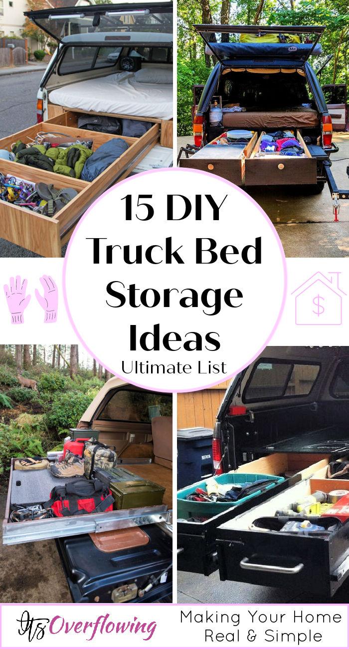 15 Cheap DIY Truck Bed Storage Ideas