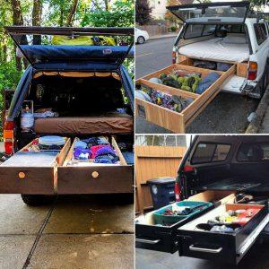 15 DIY Truck Bed Storage Ideas To Organize Your Truck Cheaply