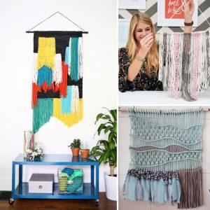 15 DIY Wall Hanging Tapestry Ideas for Wall Decor