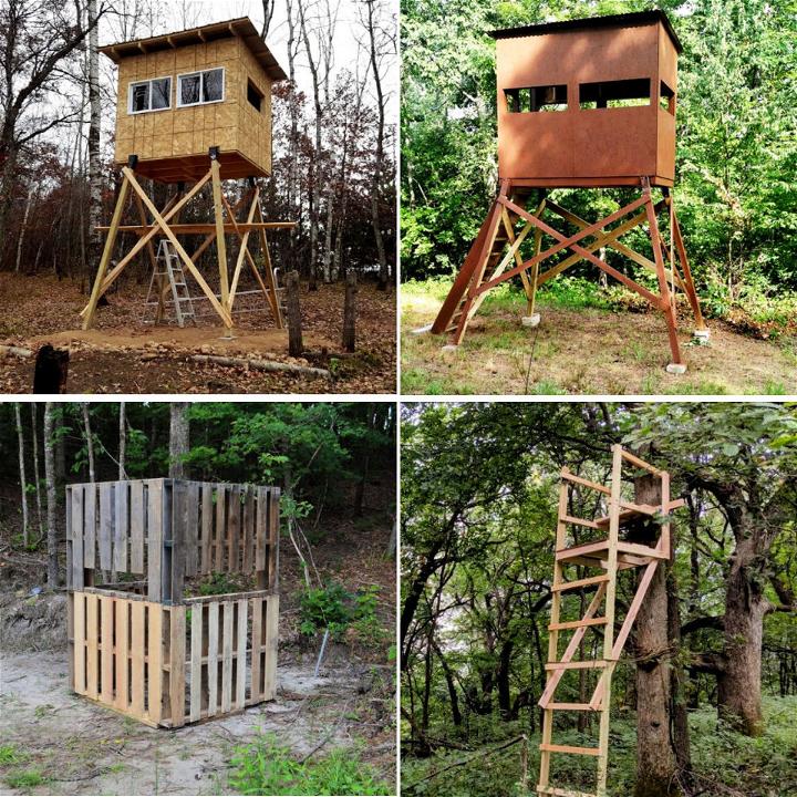 Deer Box Stand Box Blind Build Plans EZ 20pg Emailed Detailed Plans 