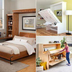 15 Free DIY Murphy Bed With Desk Plans - Wall Bed Ideas
