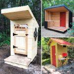 15 Free DIY Outhouse Plans (How to Build an Outhouse)