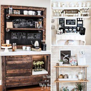 15 Unique DIY Coffee Station Ideas for the Home