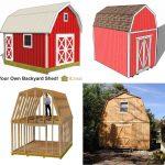 10 Free 2 Story Gambrel Shed Plans