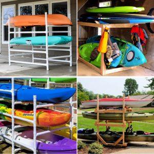 20 Free Plans to Build a DIY Kayak Rack At Home