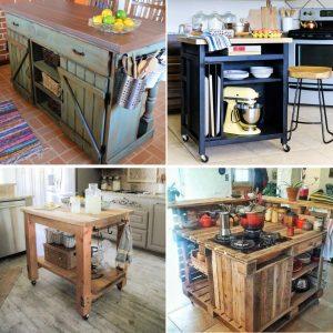 25 Free DIY Kitchen Island Plans To Build A Functional Kitchen at No cost