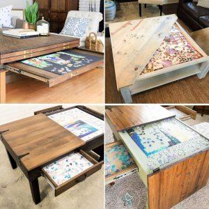 5 Free Puzzle Coffee Table Plans