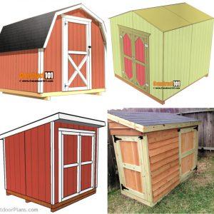 7 Free 8x8 Shed Plans