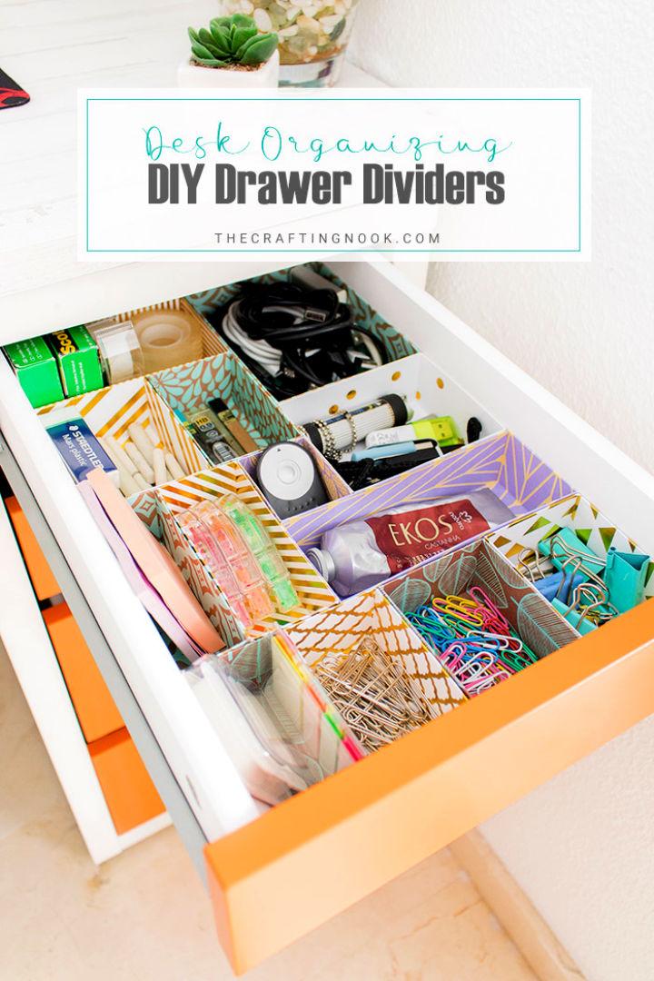 Build Drawer Dividers for Desk Organizing