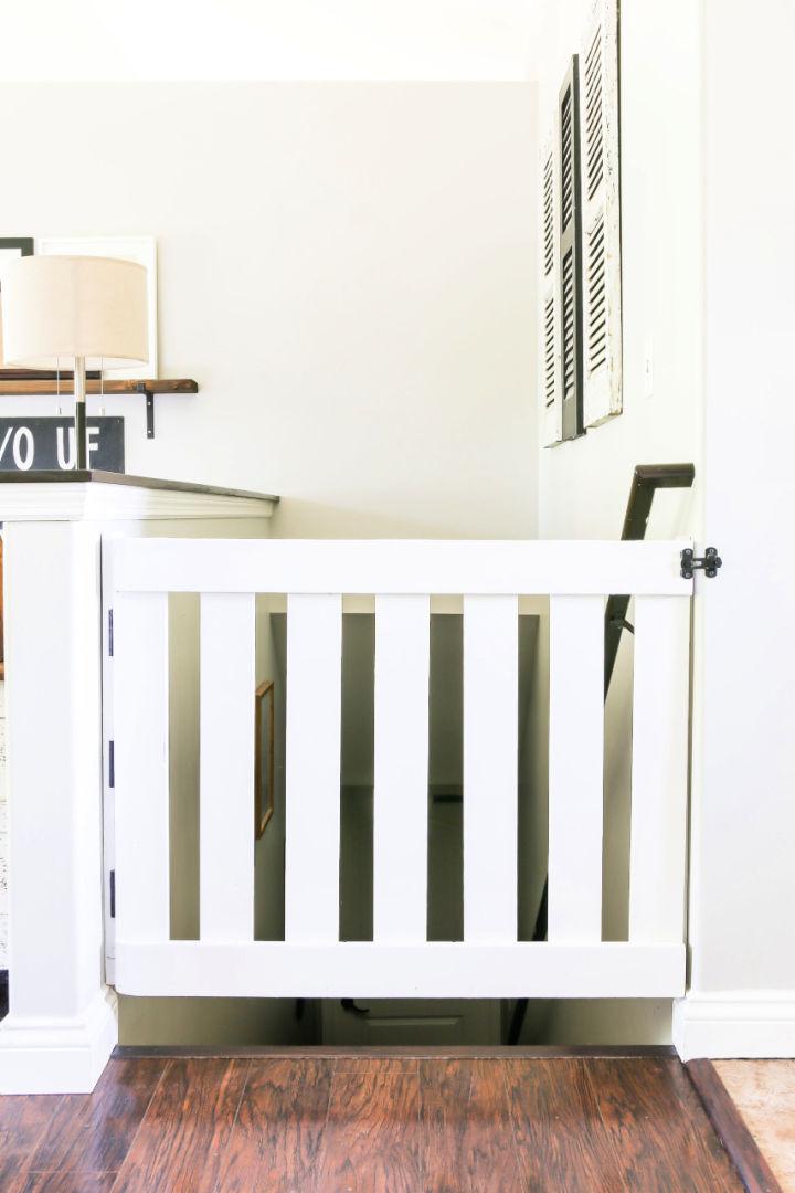 Cool DIY Wood Baby Gate for Any Space