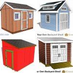 8×10 Shed Plans with Materials List