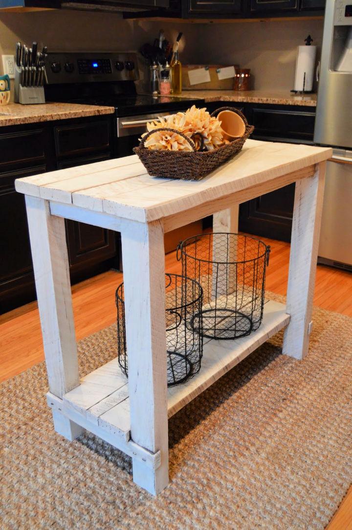 How to Make a Reclaimed Wood Rustic Island
