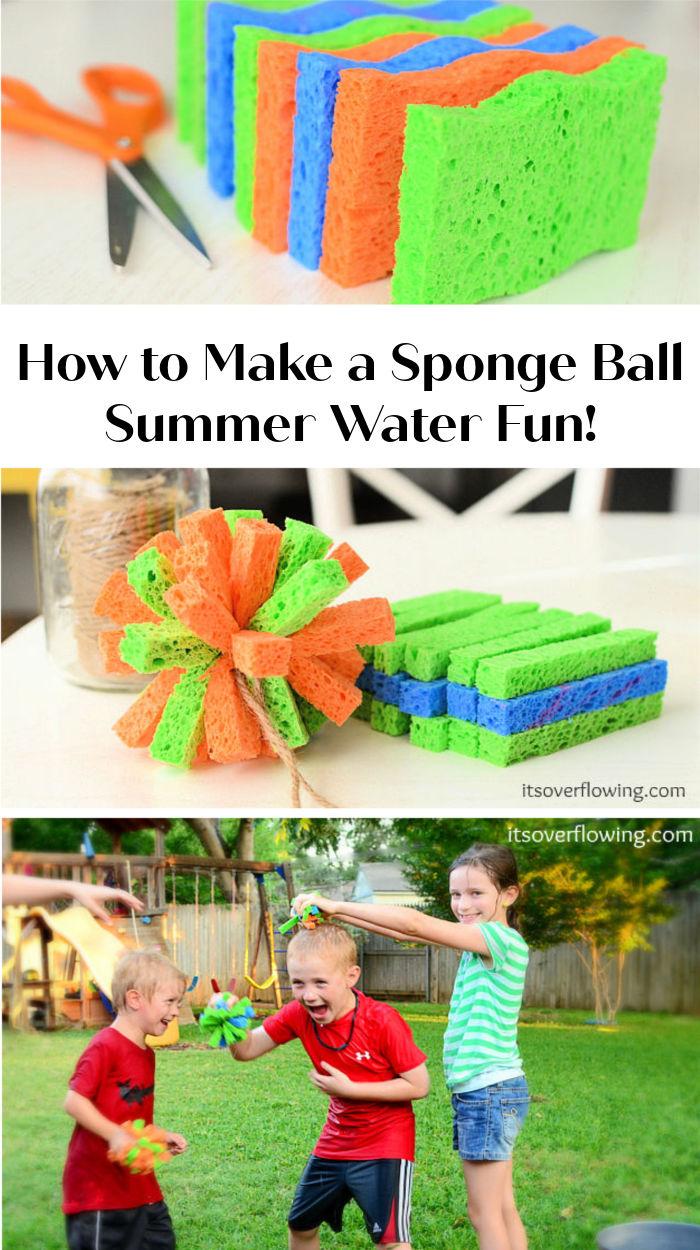 How to Make a Sponge Ball – Summer Water Fun Game