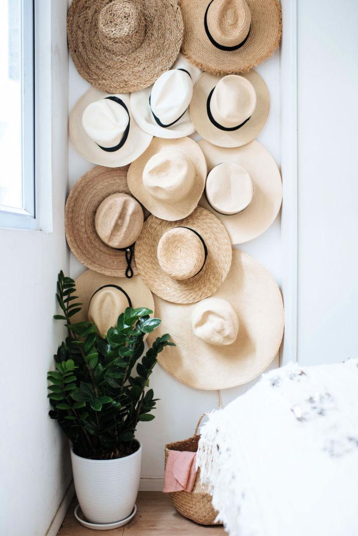 Simple DIY Hat Storage Rack