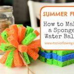 How to Make Sponge Balls – Summer Water Fun!