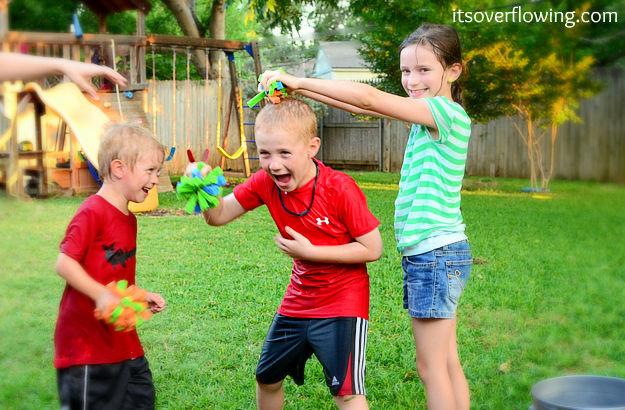 sponge balls as Outdoor Game for Kids for Fun Activities to Try This Summer