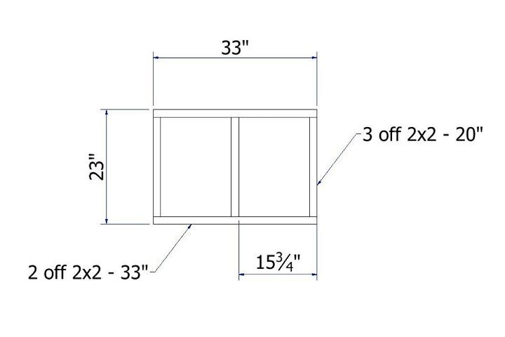 Build the dog house Side Frames