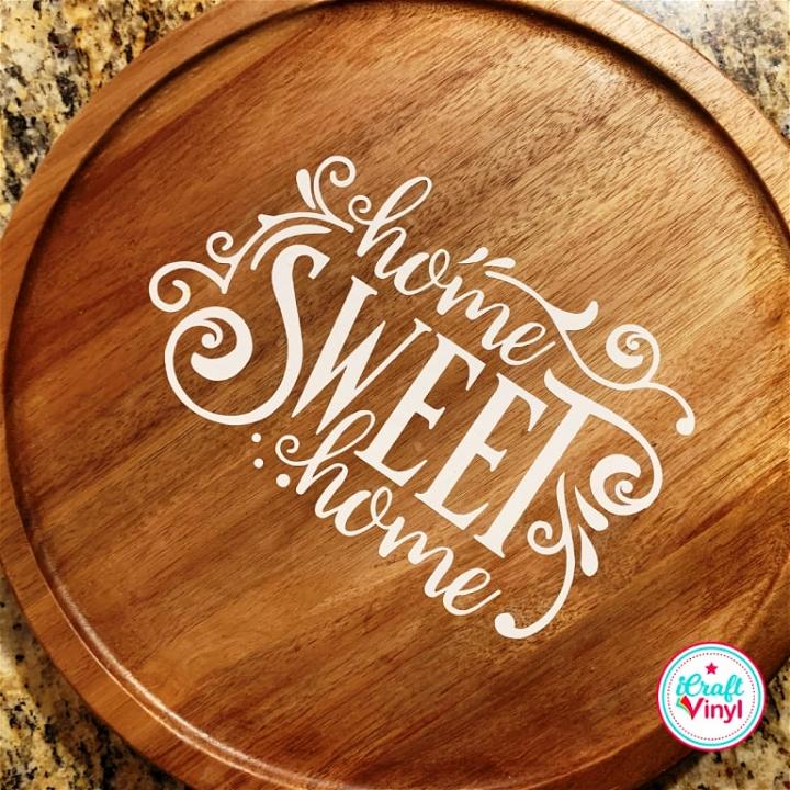 how to use heat transfer vinyl on wood