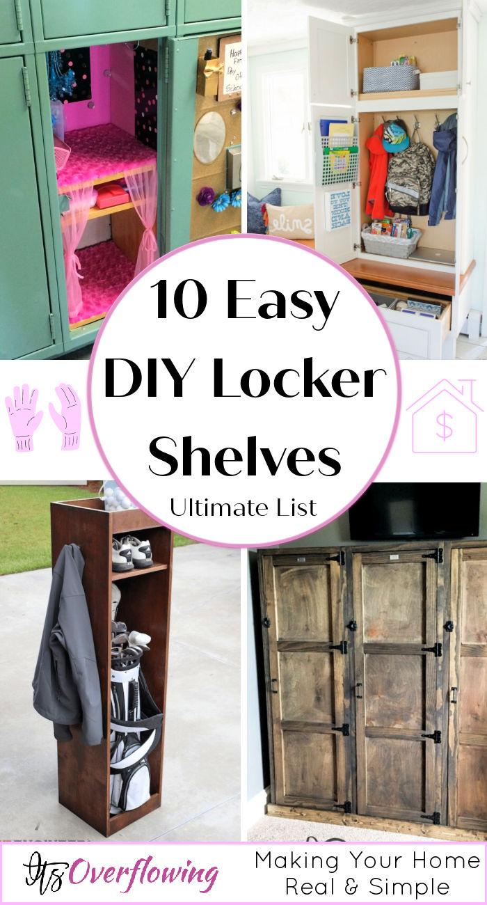 10 Easy DIY Locker Shelves10 homemade locker shelves - diy locker shelf ideas