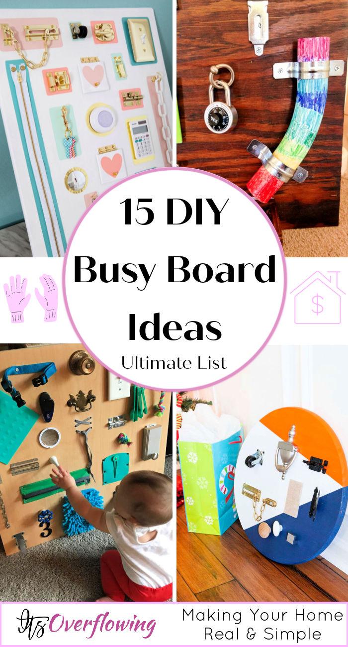 15 Homemade DIY Busy Board Ideas (How To Guide)