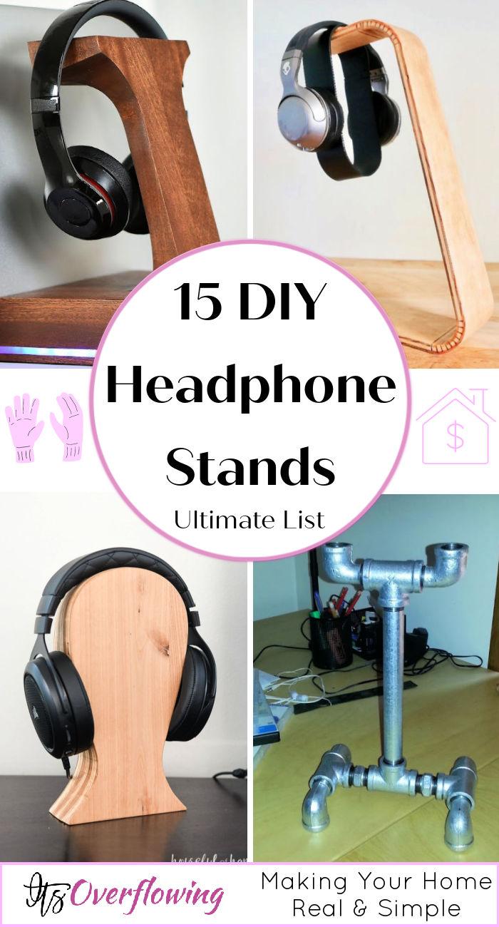 15 DIY Headphone Stands