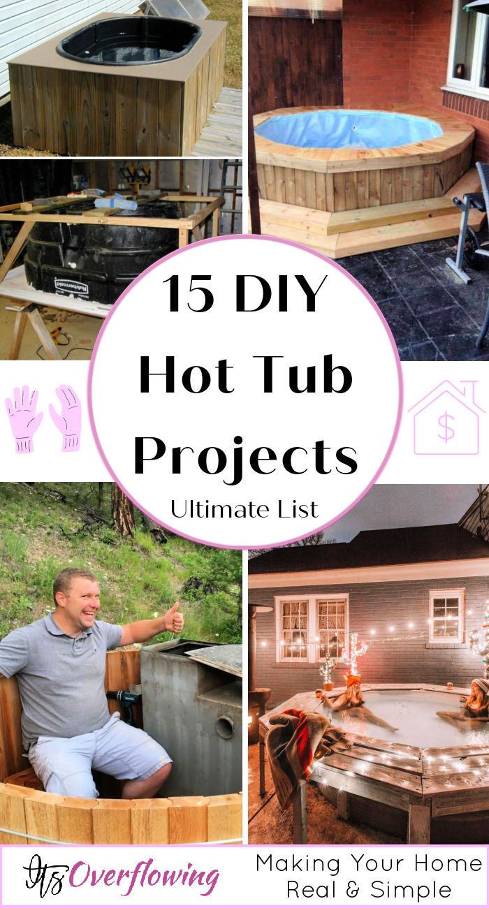 15 DIY Hot Tub Projects