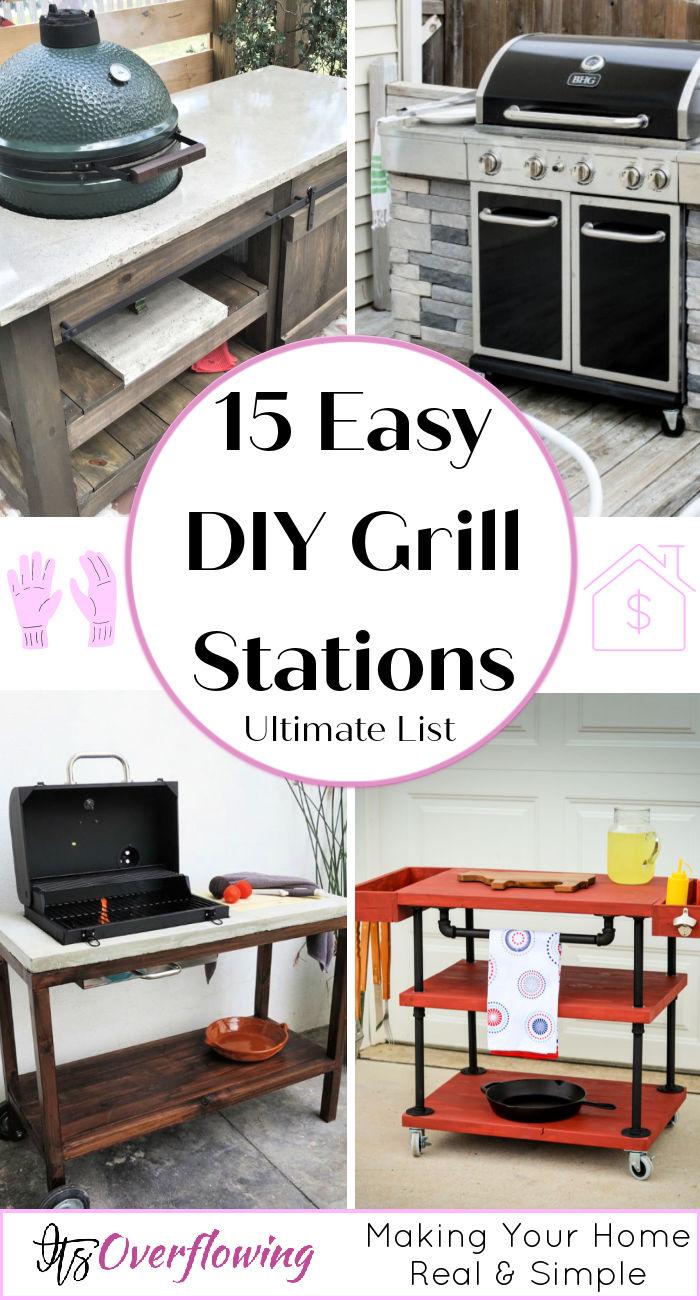 15 Easy DIY Grill Stations