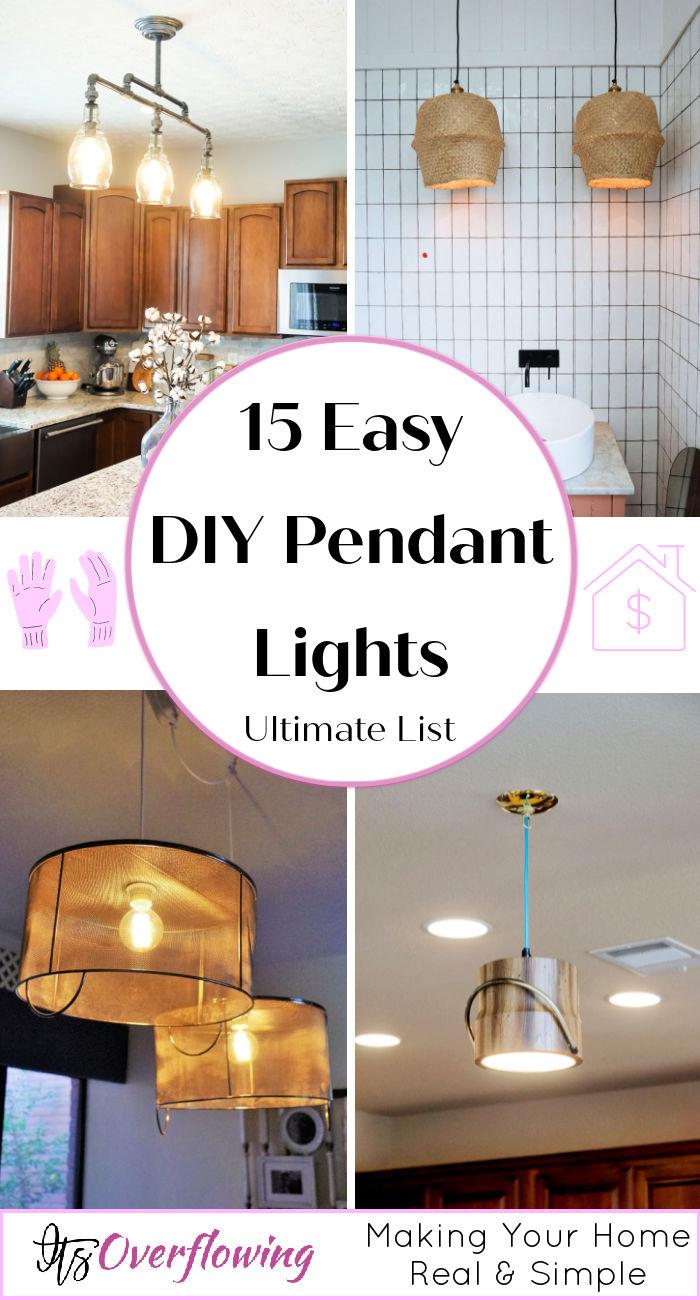 15 Easy DIY Pendant Lights