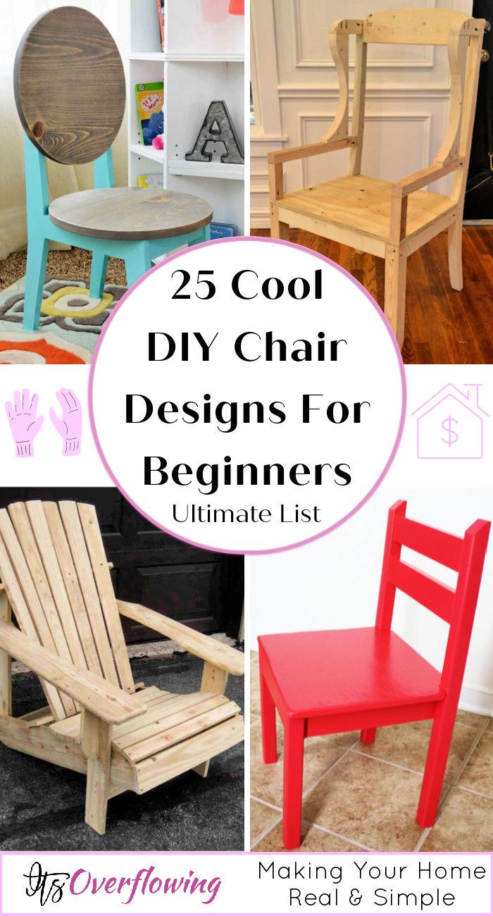 25 easy diy chair plans to build a comfy chair