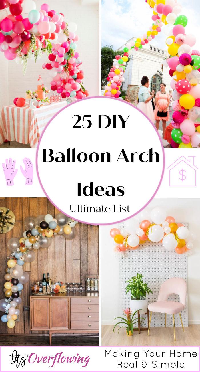 $10 Quick and Easy Balloon Column