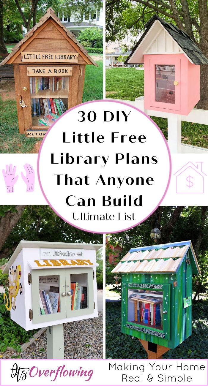 30 DIY Little Free Library Plans You Can Build